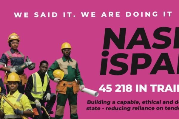 Gauteng relaunches Nasi Ispani on 6 September 2025, offering skills training for unemployed citizens to maintain and repair public infrastructure