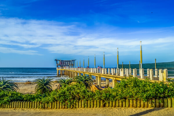 Landscape of Durban Beach