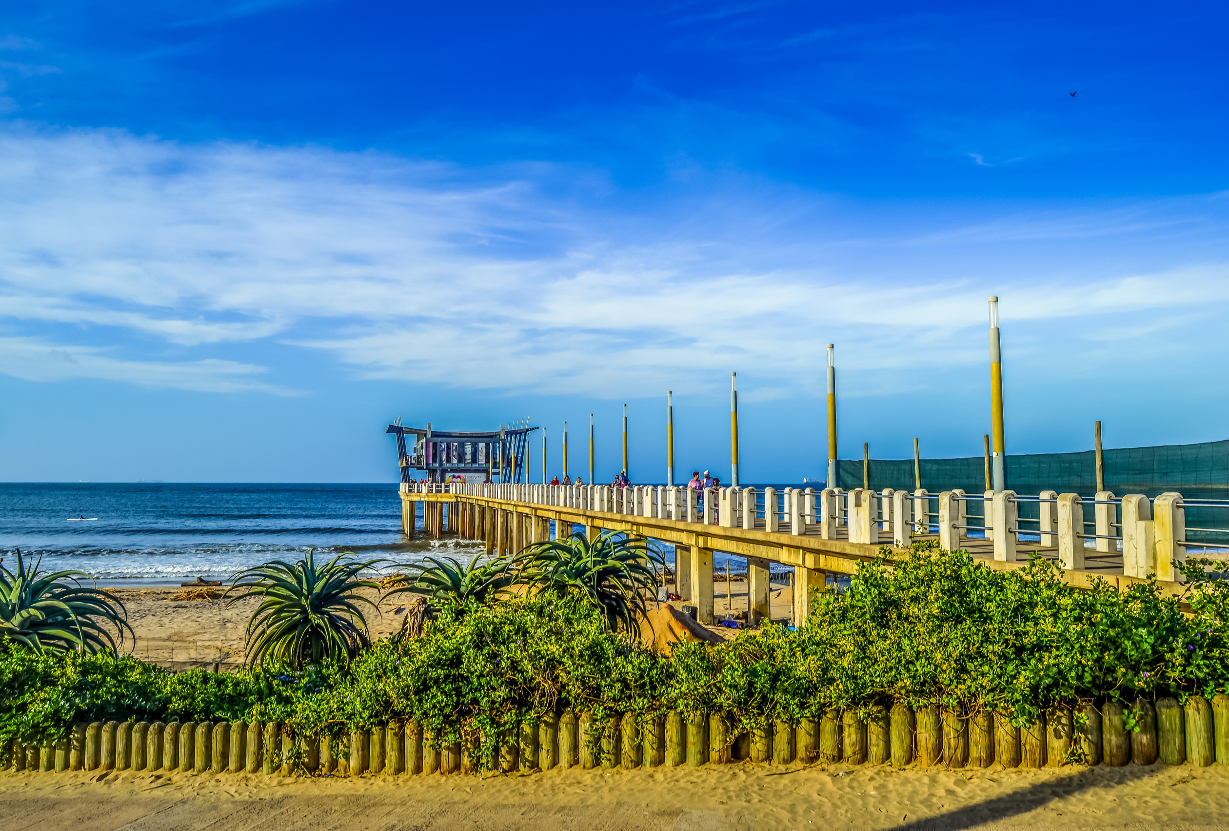 Landscape of Durban Beach