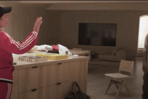 Kanye West confronting Kris Jenner in documentary footage